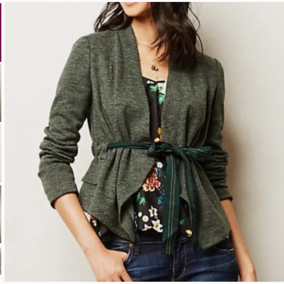 Anthropologie “Cartonnier” Kimono-style Wrap Jacket - Size MP - Picture 3 of 8